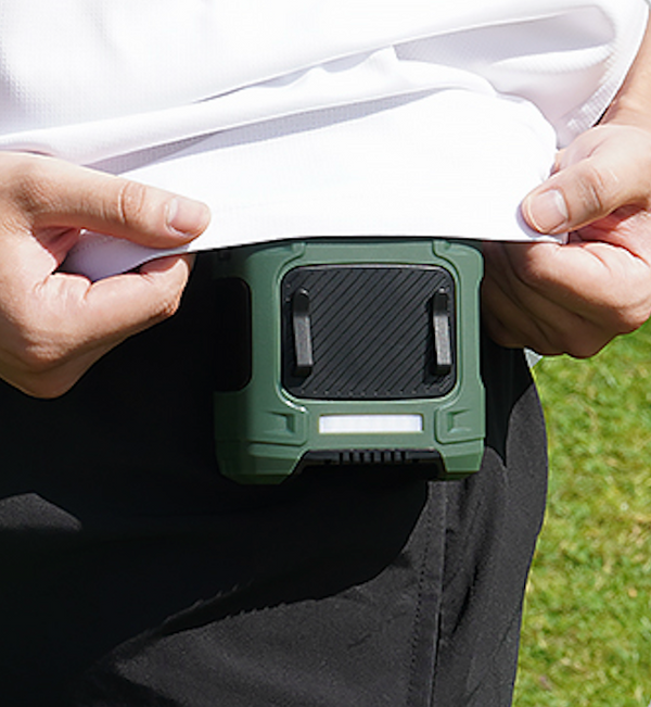 2. Clip your clothes